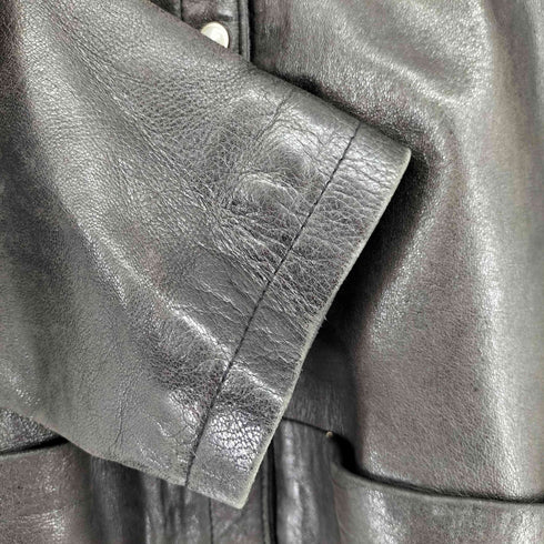 MOTHERS MADE IN FRANCE スナップボタン ラムレザージャケット レディース JPN:1