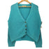 エルエルビーン L.L.Bean 80s USA製 ジャガード コットンニット カーディガン メンズ import:S