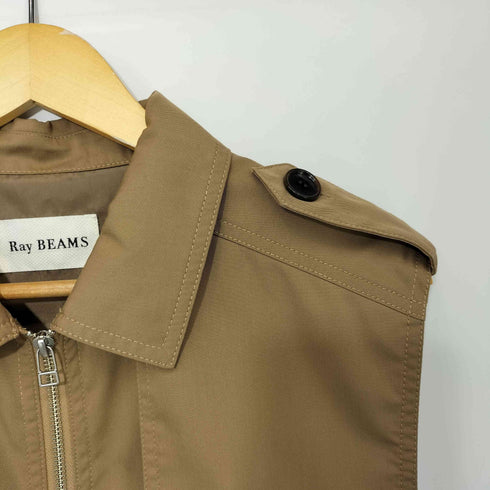 レイビームス Ray BEAMS 26SS ジップ ヨーク ベスト レディース