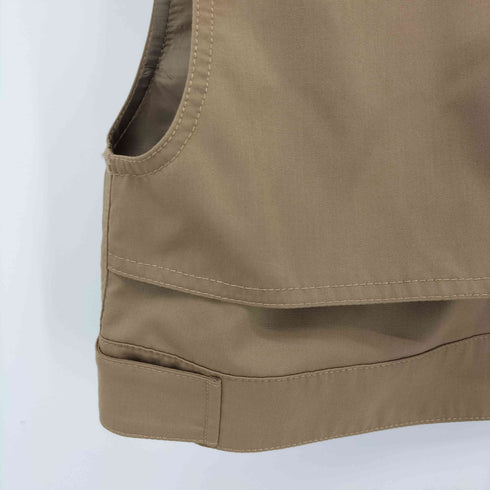 レイビームス Ray BEAMS 26SS ジップ ヨーク ベスト レディース