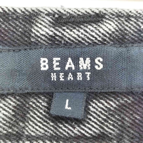 ビームスハート BEAMS HEART 25ss ヒゲブラスト オーバーダイ デニム ショートパンツ メンズ