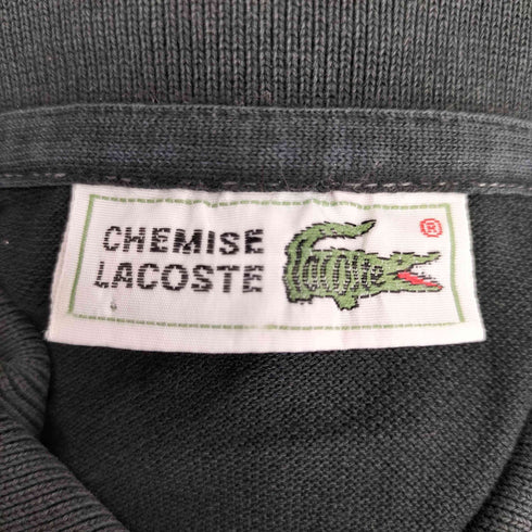 シュミーズラコステ CHEMISE LACOSTE 70-80S ワニ刺繍 S/S ポロシャツ メンズ JPN:2
