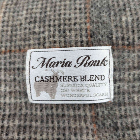 Maria Rouk チェック カシミヤ混 マフラー メンズ