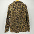 ローレンラルフローレン LAUREN RALPH LAUREN 90s ラムウール100 ハンドニット レオパード ネイティブ ショールカラー カーディガン レディース import:S