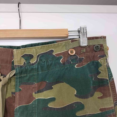 ベルギーアーミー Belgian army ベルギー軍 50s M-58 ジグソーカモ カーゴパンツ メンズ