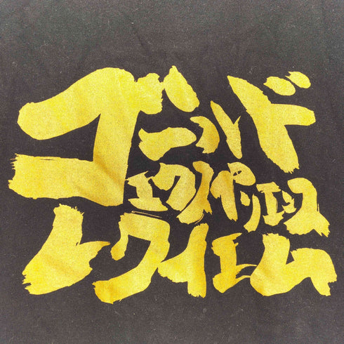サウナ黄金体験 プリント クルーネックTシャツ カットソー メンズ L