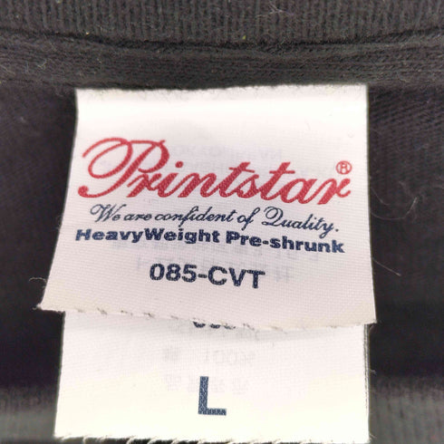 サウナ黄金体験 プリント クルーネックTシャツ カットソー メンズ L
