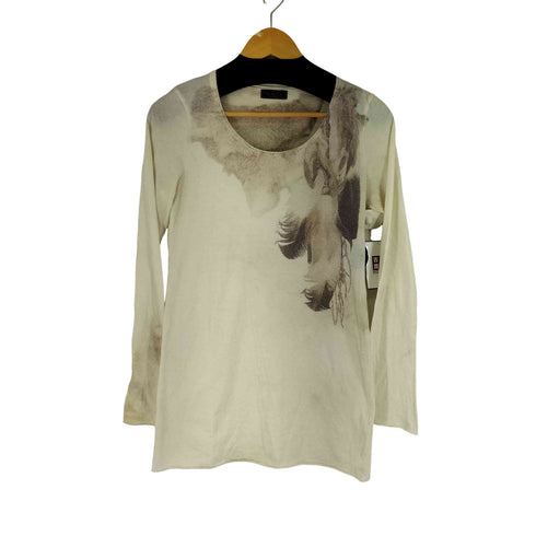 ゴア goa three feathers print T-shirt メンズ