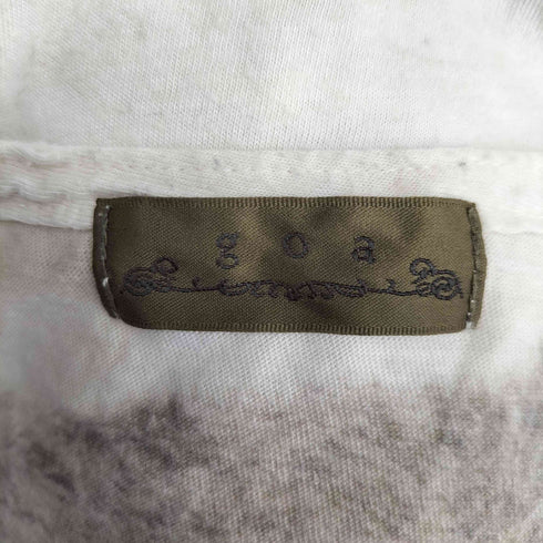 ゴア goa three feathers print T-shirt メンズ