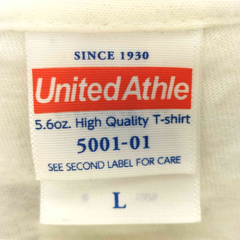 ユナイテッドアスレ UNITED ATHLE クルーネック 半袖Tシャツ カットソー メンズ L