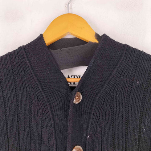 SATUR Faro Over Size Boucle Cardigan メンズ