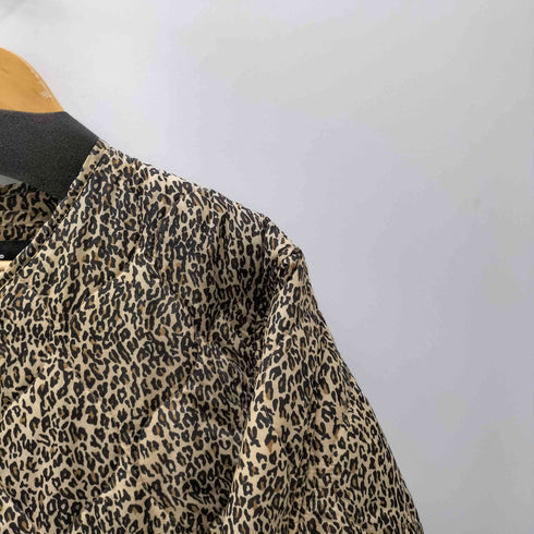 ジャーナルスタンダード JOURNAL STANDARD 22AW キルティングブルゾン ノーカラー レオパード レディース