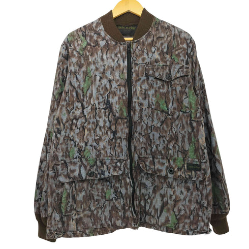 Hide’n pine 90s USA製 リップストップコットン ツリーカモ ブルゾン メンズ