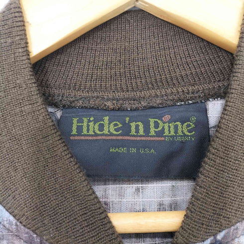 Hide’n pine 90s USA製 リップストップコットン ツリーカモ ブルゾン メンズ
