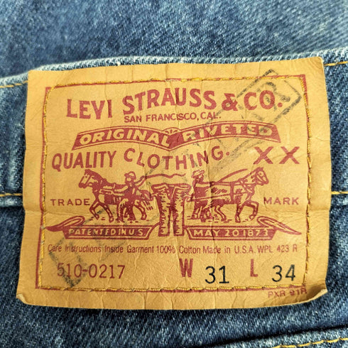 リーバイス Levis 90S MADE IN USA 510-0217 デニムパンツ メンズ 31×34
