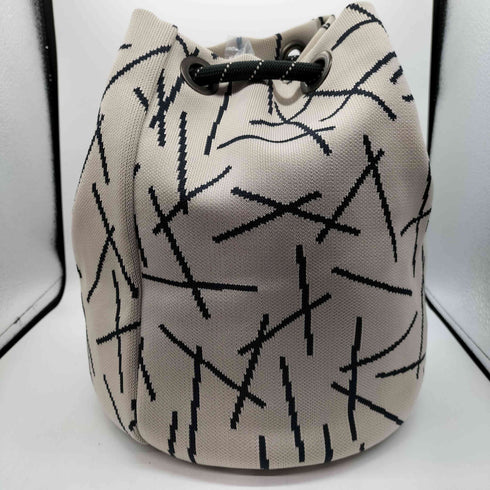 TORICOTE STICK BUCKET BAG 巾着バッグ 2way ニットバッグ レディース