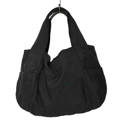 ダナキャランニューヨーク DKNY 00s Y2K ナイロン レザー トートバッグ レディース