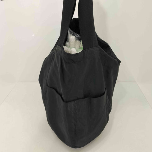 ダナキャランニューヨーク DKNY 00s Y2K ナイロン レザー トートバッグ レディース