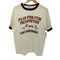 チャンピオン Champion 70s USA製 バータグ カレッジ プリント S/S リンガーTシャツ メンズ import:L