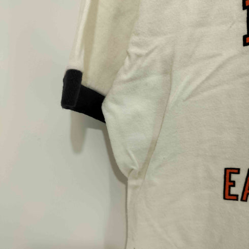 チャンピオン Champion 70s USA製 バータグ カレッジ プリント S/S リンガーTシャツ メンズ import:L