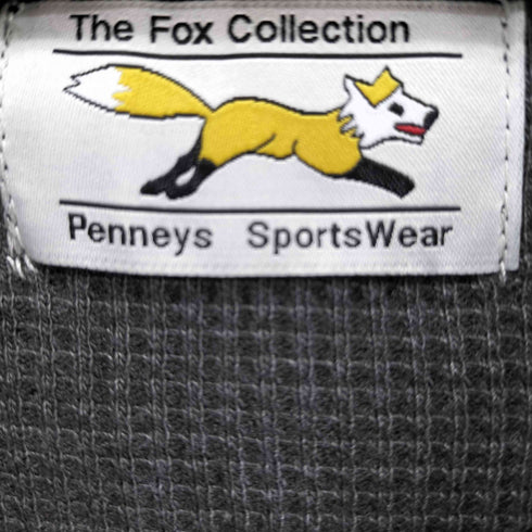ザフォックスコレクション THE FOX COLLECTION ロゴ刺繍 サーマル ジップアップ パーカー メンズ JPN:L