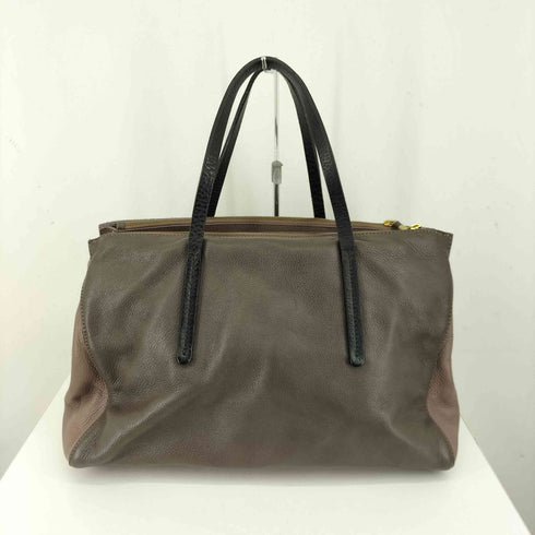 マッシモデュッティ Massimo Dutti ハラコ切替 レザー トートバッグ レディース
