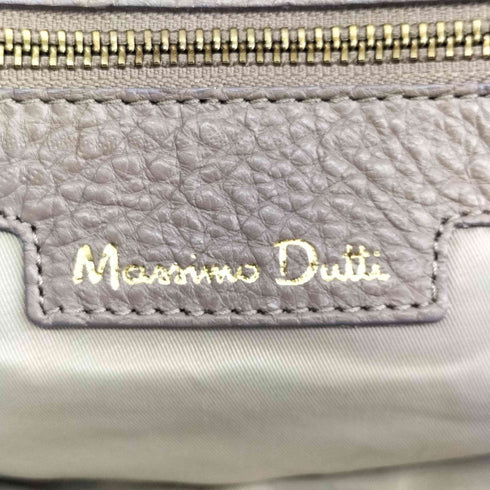 マッシモデュッティ Massimo Dutti ハラコ切替 レザー トートバッグ レディース