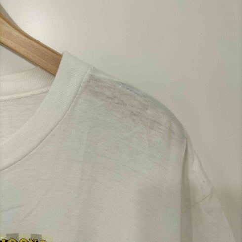90s 旧BANDAIタグ 裾/袖シングル キャラクタープリント S/S Tシャツ メンズ