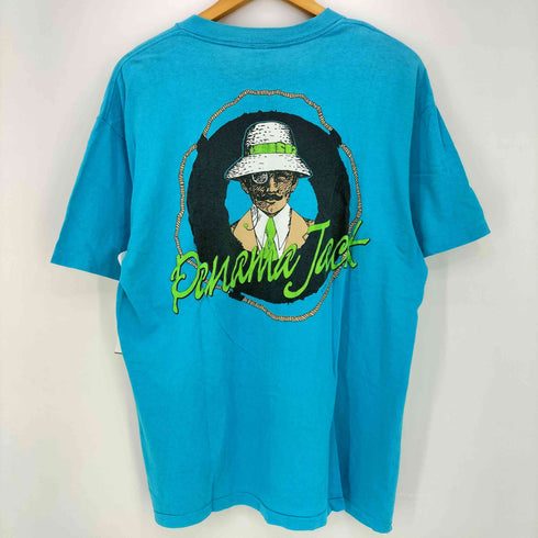 PANAMA JACK 80-90s USA製 シングルステッチ 両面プリント 半袖Tシャツ メンズ import:XL
