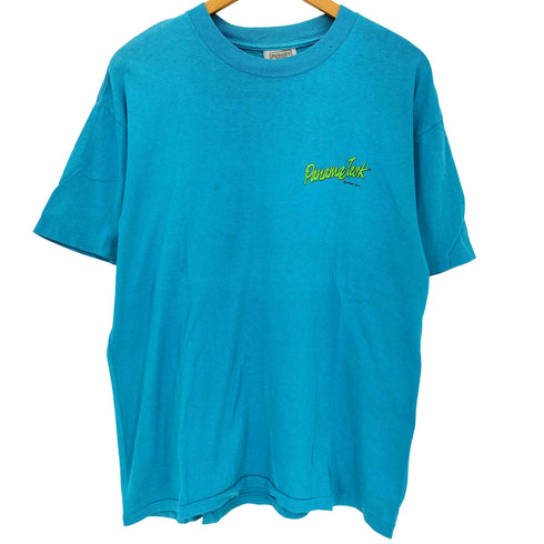 PANAMA JACK 80-90s USA製 シングルステッチ 両面プリント 半袖Tシャツ メンズ import:XL