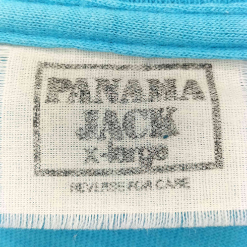 PANAMA JACK 80-90s USA製 シングルステッチ 両面プリント 半袖Tシャツ メンズ import:XL
