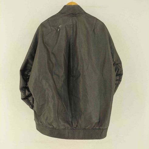 ホワイトランドブラックバーン WHITELAND BLACKBURN BIG PU MA-1 裏地キルティング フェイクレザージャケット メンズ FREE