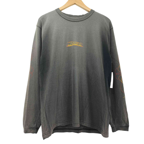ピコ PIKO 00s Y2K ロゴ 袖プリント トライバル フェード L/S Tシャツ メンズ import:M