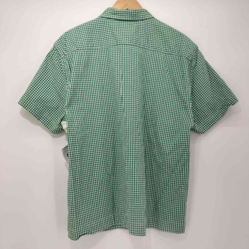 ギャップ Gap 90s OLD Stretch 白タグ ギンガムチェック S/S シャツ メンズ import:M