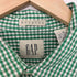 ギャップ Gap 90s OLD Stretch 白タグ ギンガムチェック S/S シャツ メンズ import:M