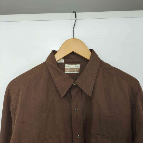 シアーズ Sears 70s WESTERN WEAR ウエスタン L/S シャツ メンズ import:M