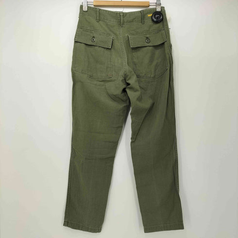 ユーエスアーミー U.S. ARMY 70s 75年製 OG-107 米軍 コットンサテン ベイカーパンツ メンズ 30×29