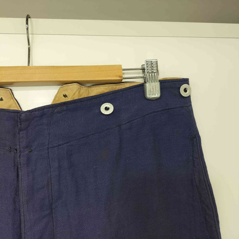 French vintage PARIS刻印シンチバック ユーロ ワークパンツ メンズ