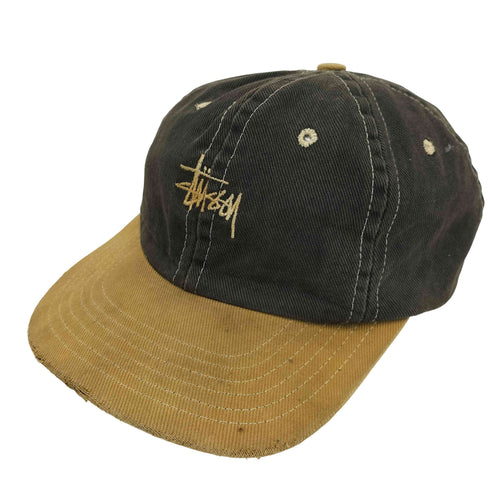 ステューシー Stussy 90s USA製 OLD AUTHENTIC CAPS フェード ベースボール キャップ メンズ