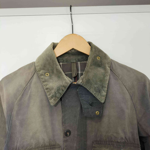 バブアー Barbour 80-90s イングランド製 3ワラント BEDALE オイルドジャケット メンズ UK:34