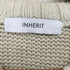 インヘリット INHERIT バックロゴ カウチン ニット カーディガン レディース JPN:M