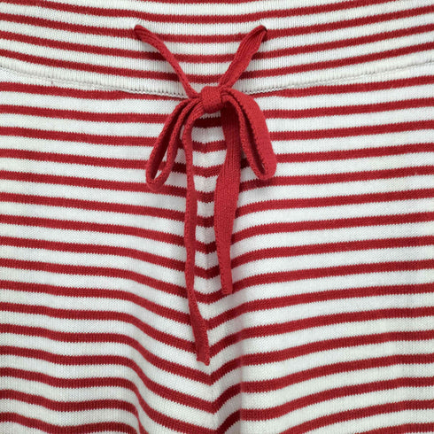 スライ SLY BORDER KNIT RELAX パンツ レディース FREE
