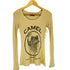 Lauren Moshi CAMEL サーマルカットソー Y2K レディース