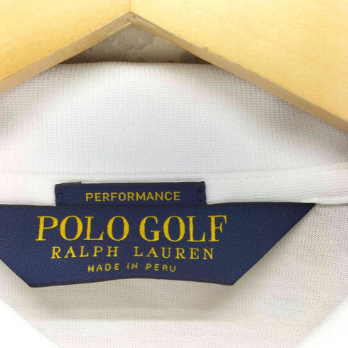 ポロゴルフラルフローレン POLO GOLF RALPH LAUREN PERFORMANCE 袖ポニー刺繍ポロシャツ メンズ JPN:L