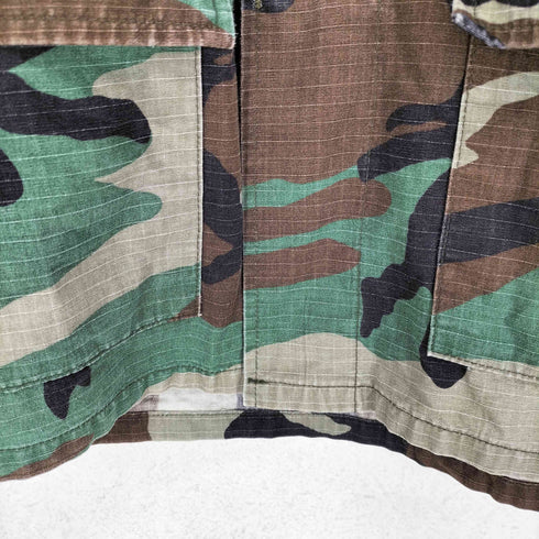 ユーエスアーミー U.S. ARMY MADE IN USA Woodland Camo Field Jacket メンズ LARGE REGULAR