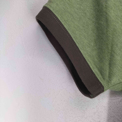 クイックシルバー Quiksilver フロントロゴプリントリンガーTシャツ メンズ JPN:L