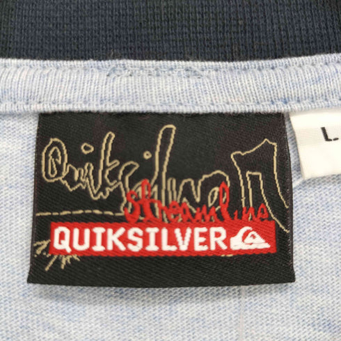 クイックシルバー Quiksilver フロントロゴプリントリンガーTシャツ メンズ JPN:L