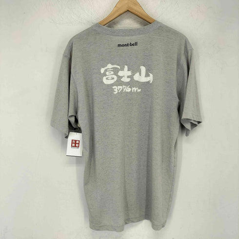 モンベル mont bell 富士山 3776m ウィックロン プリント クルーネック 半袖 Tシャツ メンズ
