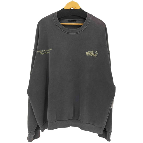 ザラ ZARA コンビネーションプリント柄スウェットシャツ メンズ XL