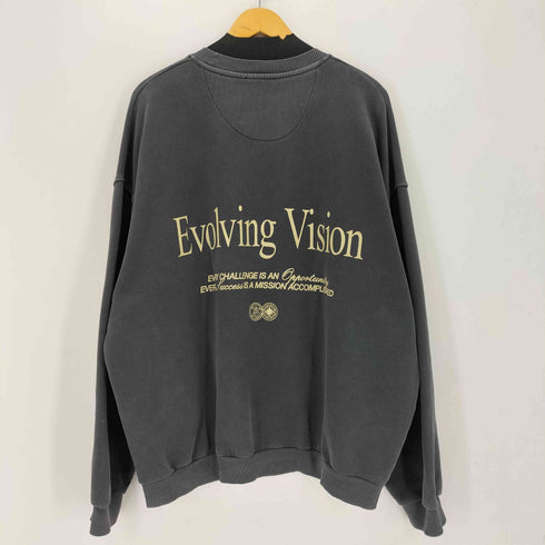ザラ ZARA コンビネーションプリント柄スウェットシャツ メンズ XL